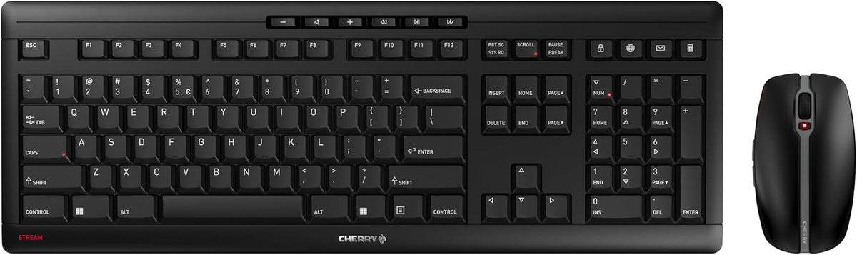 CHERRY Stream Desktop, Wireless Keyboard & Mouse Combo