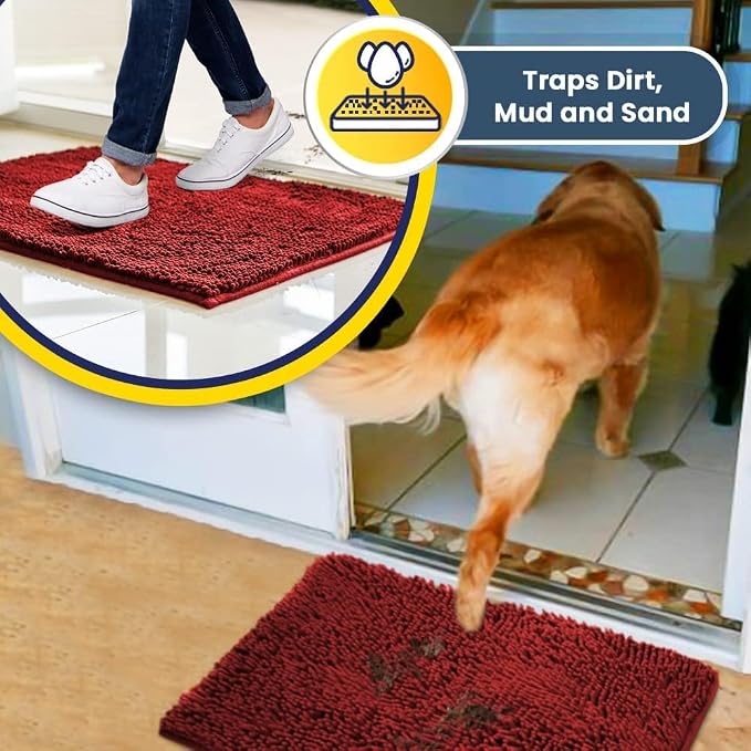Muddy Mat® | Super Water Absorbent Door Mat Indoor, Microfiber Quick Dry