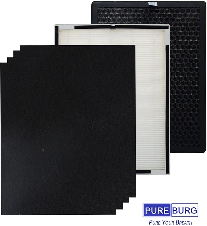 PUREBURG Replacement Filter Set Compatible