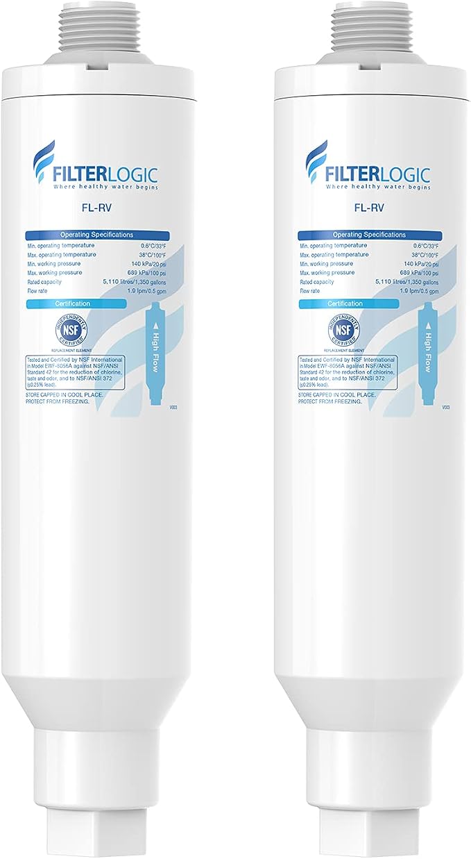 Filterlogic RV & Marine Inline Water Filter