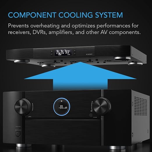 AC Infinity AIRCOM T9, Quiet Cooling Fan System 17" Top-Exhaust