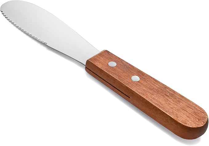 New Star Foodservice 43006 Wood Handle Butter Spreader