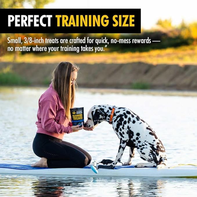 High Country Wild Blueberry Elk & Venison Training Dog Treats - Natural Grain-Free Puppy & Dog Snacks - Protein for Training & Reward - No Fillers, No Artificial Preservatives, 4oz 1 Pack