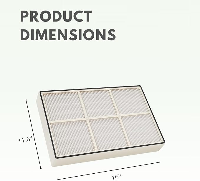 Nispira HEPA Filter with 4 Pre-Carbon Filters Compatible with Whirlpool