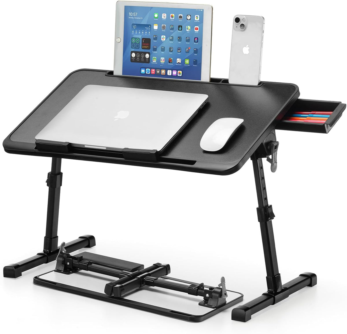 Lap Desk for Bed/Sofa, Adjustable Laptop Table