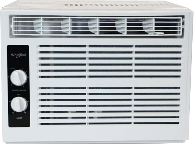 Whirlpool 5, 000 BTU 115V Window Air Conditioner & Dehumidifier