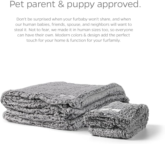 Pet Parents Pet Blanket - Water Resistant, Cat & Dog Blanket for Small, Medium & Large Dogs, 24"x32"