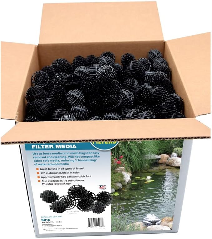 EasyPro BB15 Bio-Balls | 1 Cubic Ft. | Plastic Filter Media