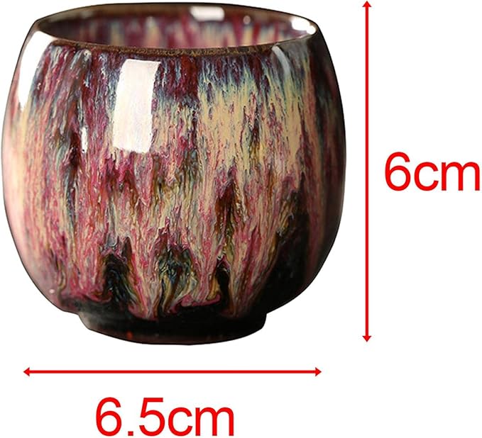 3X Ceramic Mug Tea Set Cups Chinese Cup Coffee Cup Handmade Handleless Ceramics