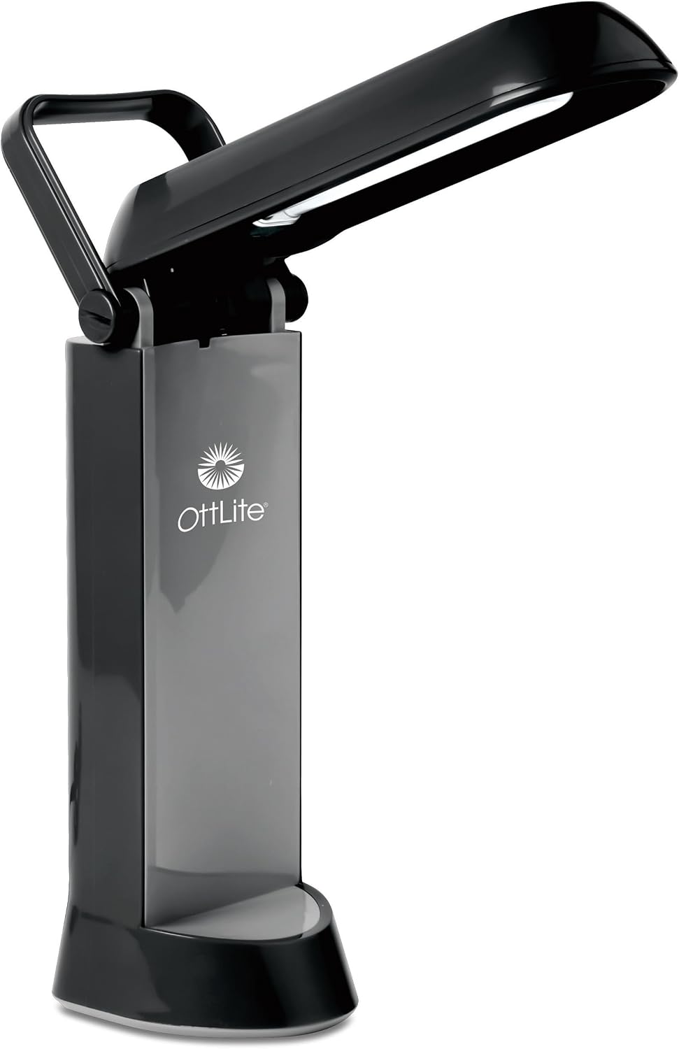 OttLite 13-Watt Folding CFL Task Lamp with Handle, Black