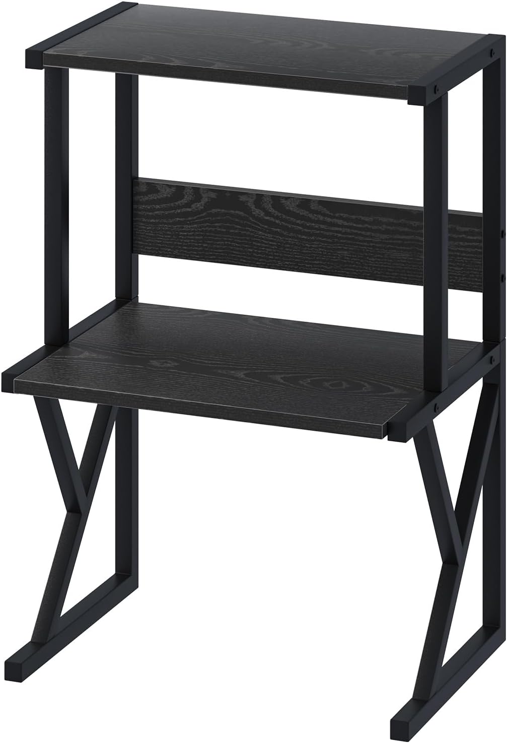 aboxoo Printer Stand for Desk to Save Space, Metal+Wood for Home Office