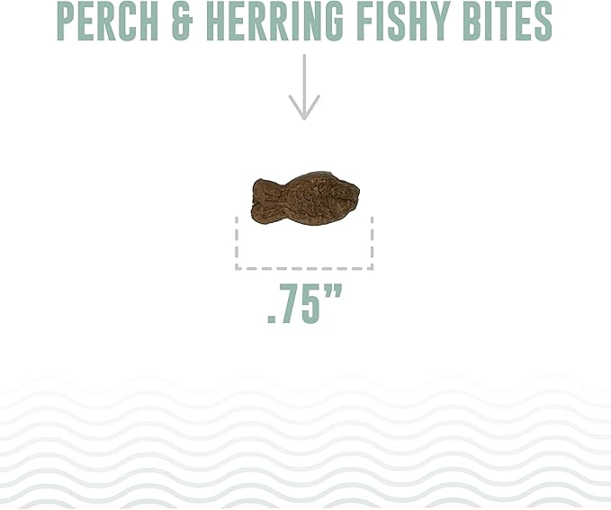 Icelandic+ Fishy Bites: Perch & Herring - 2oz - Dog Treats, Crunchy Mini Snacks, 3 Ingredient Pet Rewards, Preservative Free, Slow Baked, Natural (Pack of 2)