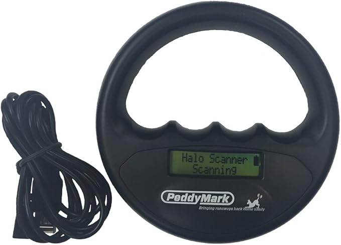 Micro-ID Halo Pet Microchip Reader Scanner, Black