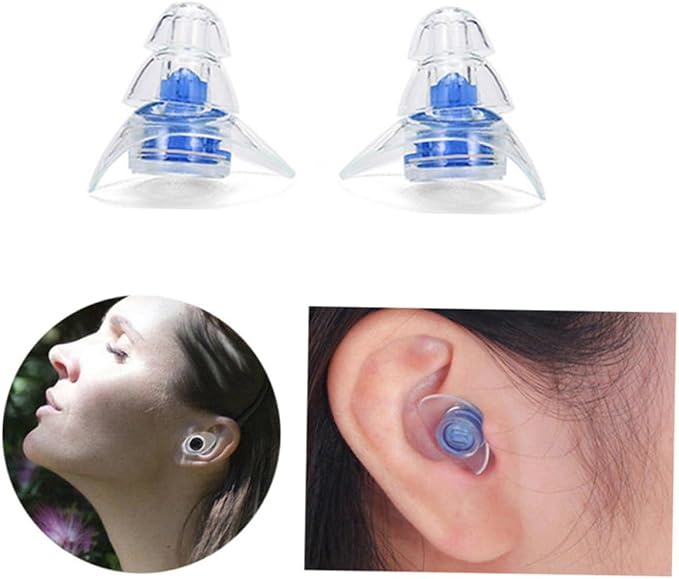 Reusable Silicone Noise Reduction Ear Protection Lightweight