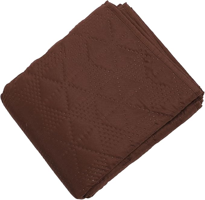Dog Bed Cover, Slip Washable Pet Blanket for Sofa Couch Furniture Protector, Double Sided TPU Liner for Cats and Puppies, Brown (52x82inch)