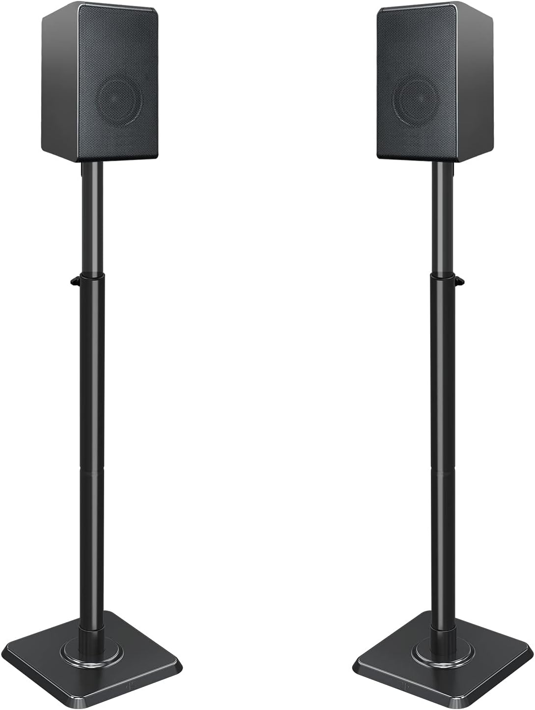 Mounting Dream Height Adjustable Speaker Stands for Bookshelf Speakers