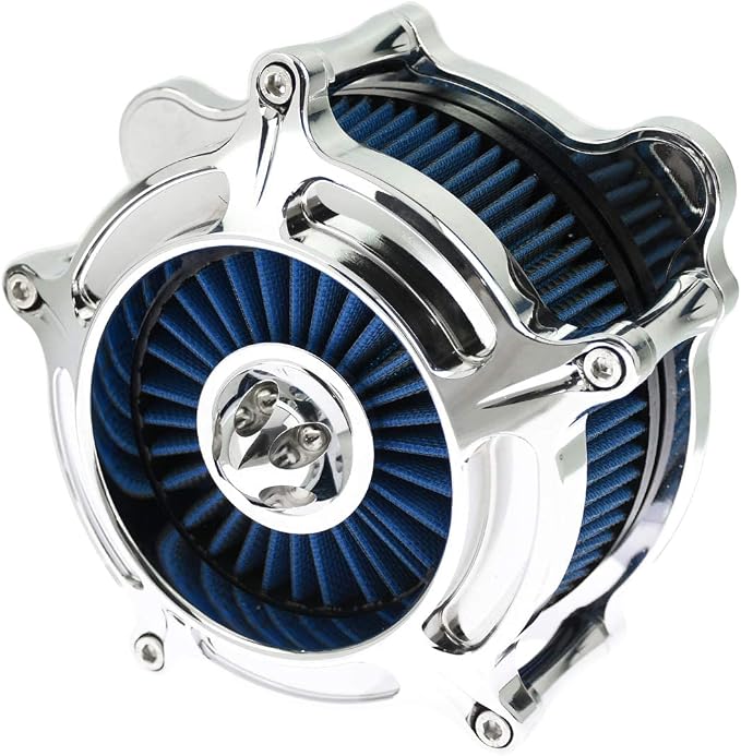 HDBUBALUS Motorcycle CNC Spike Air Cleaner Air Filter Intake System Fit