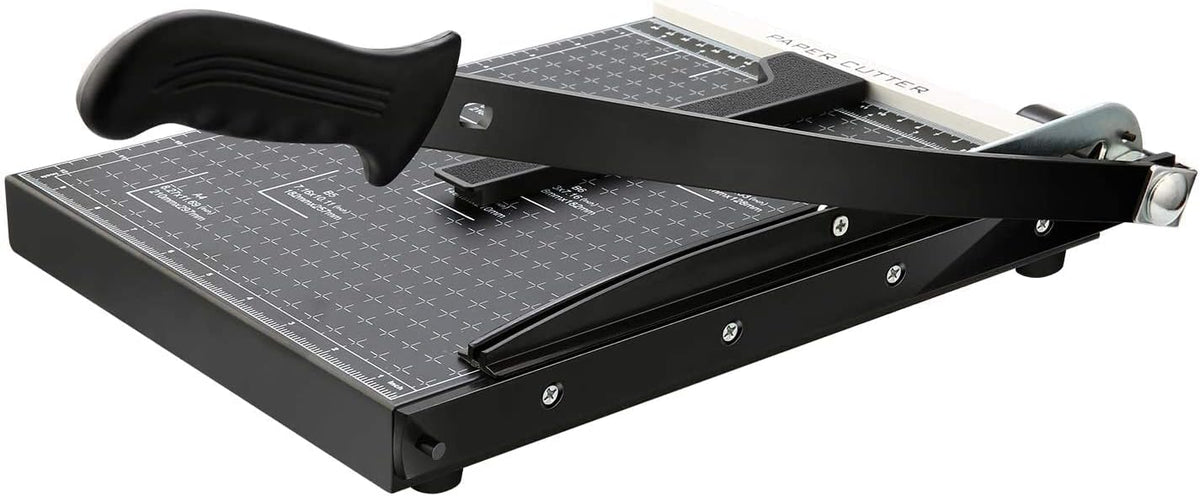 COOCHEER A4 12" Personal Shear Trimmer 12 Sheets for Office Office Black
