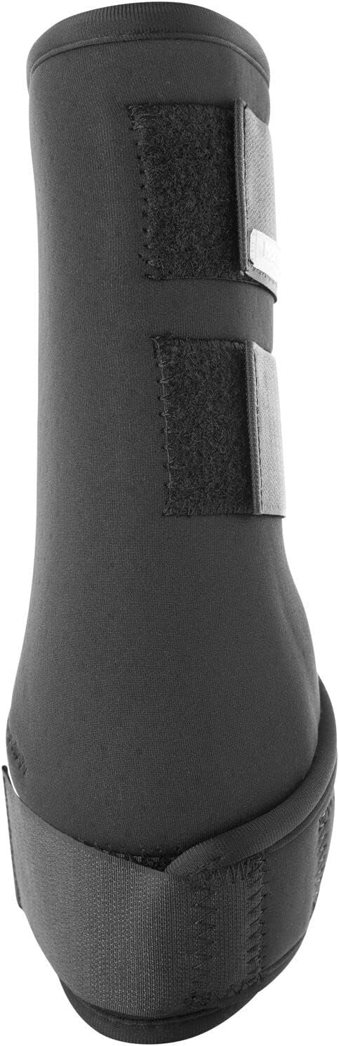 HORZE Brushing Splint Boots for Horses (Pair) - Durable Neoprene, Secure Closure, Lightweight - Black - S