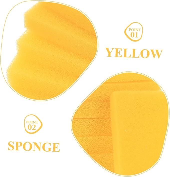 10pcs Crab Sponges for Reptiles Fine Hole Aquarium Sponges for Humidity Control