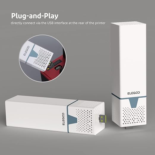 ELEGOO 2PCS USB Purifier with Built-in Activated Carbon, Compatible with