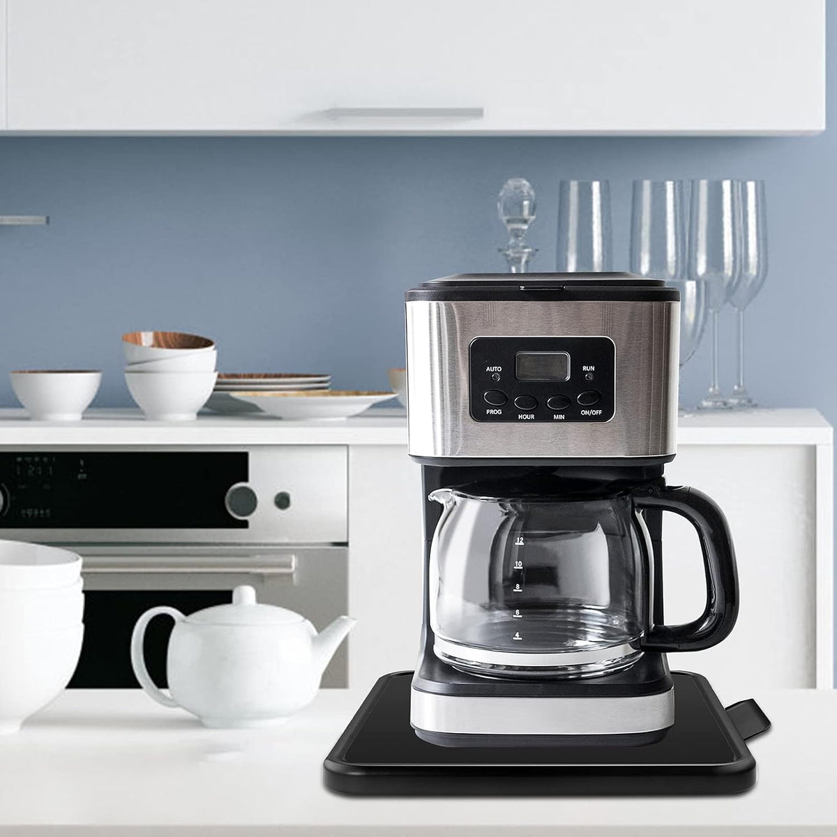 Kitchen Caddy Coffee Maker Sliding Tray, Under Cabinet Appliance Slider