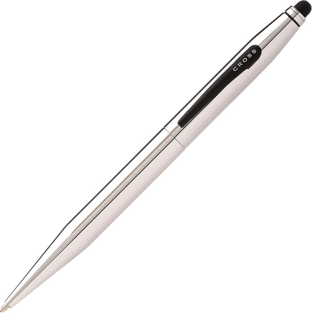 Cross Tech2 Chrome Dual-Function Ballpoint Pen, Medium Point, Black Ink