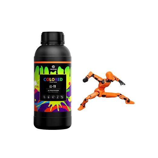 RESIONE CL-TH Tough ABS-Like Color 3D Printer Resin, Highly Saturated & Opaque