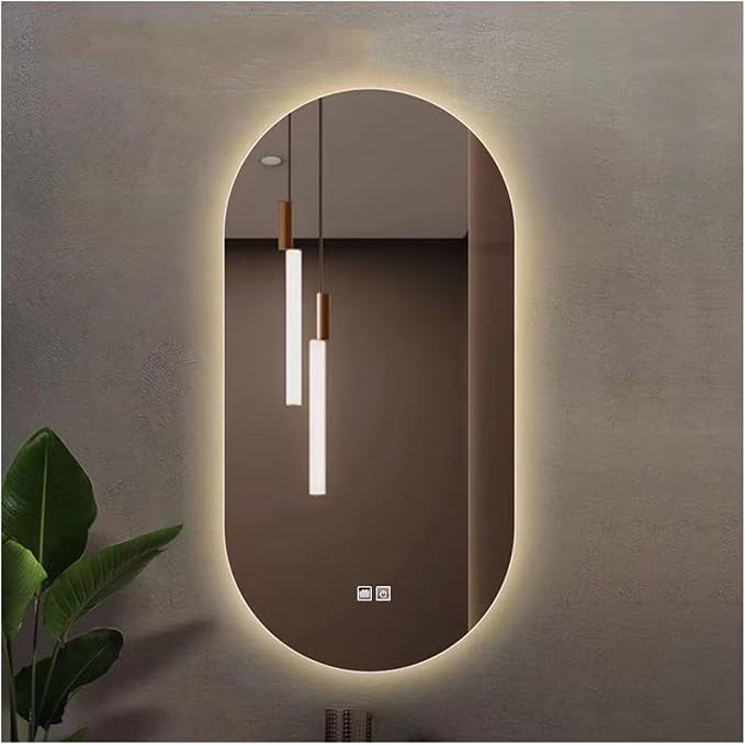Bathroom Mirror with LED Lights，Bathroom Led Mirror ，Backlit Bathroom Mirror