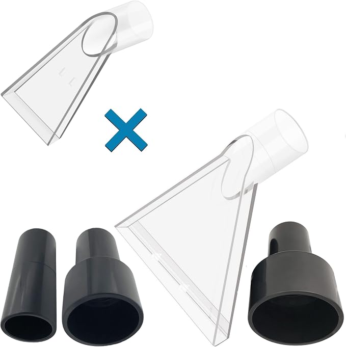 Compatible with All Shop Vacs Extractor Attachment with 2-1/2" & 1-7/8" &