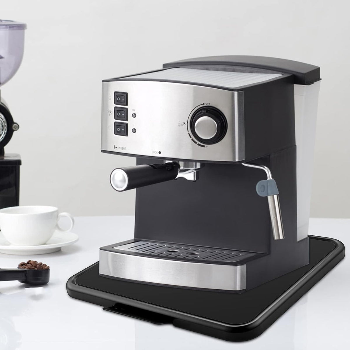Kitchen Caddy Coffee Maker Sliding Tray, Under Cabinet Appliance Slider