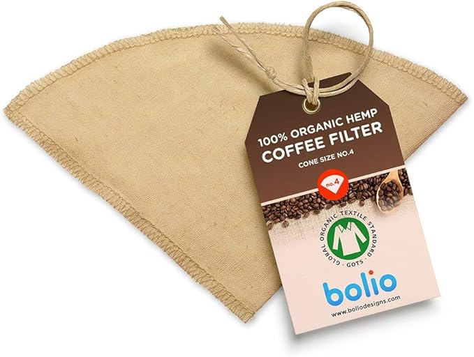 Organic Hemp Reusable Coffee Filter