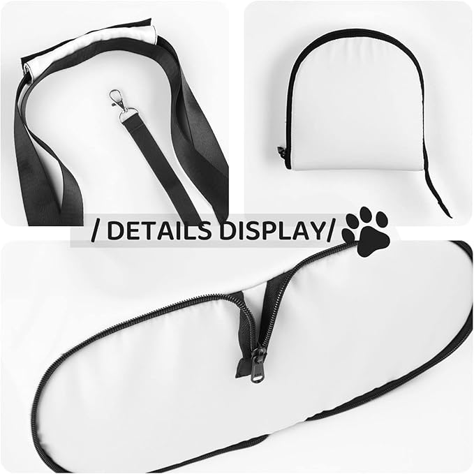 Custom Dog Carrier Purses Personalized Crossbody Puppy Carrying Bag Add Your Pet Photo Name Text Soft-Sided Sling Cat Pouch for Outdoor Hiking Traveling Subway Shopping (Custom)