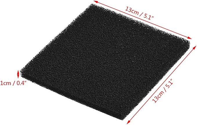10pcs Activated Carbon Filter 13cm x 13cm Efficient Fume Extractor