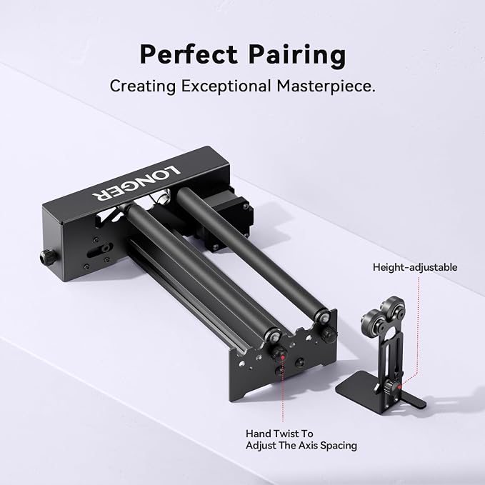 Longer Laser Engraver Rotary Roller