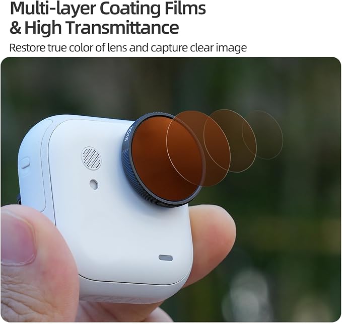 ND8/PL Filter Compatible with Insta360 GO Ultra Camera ND Lens Filter