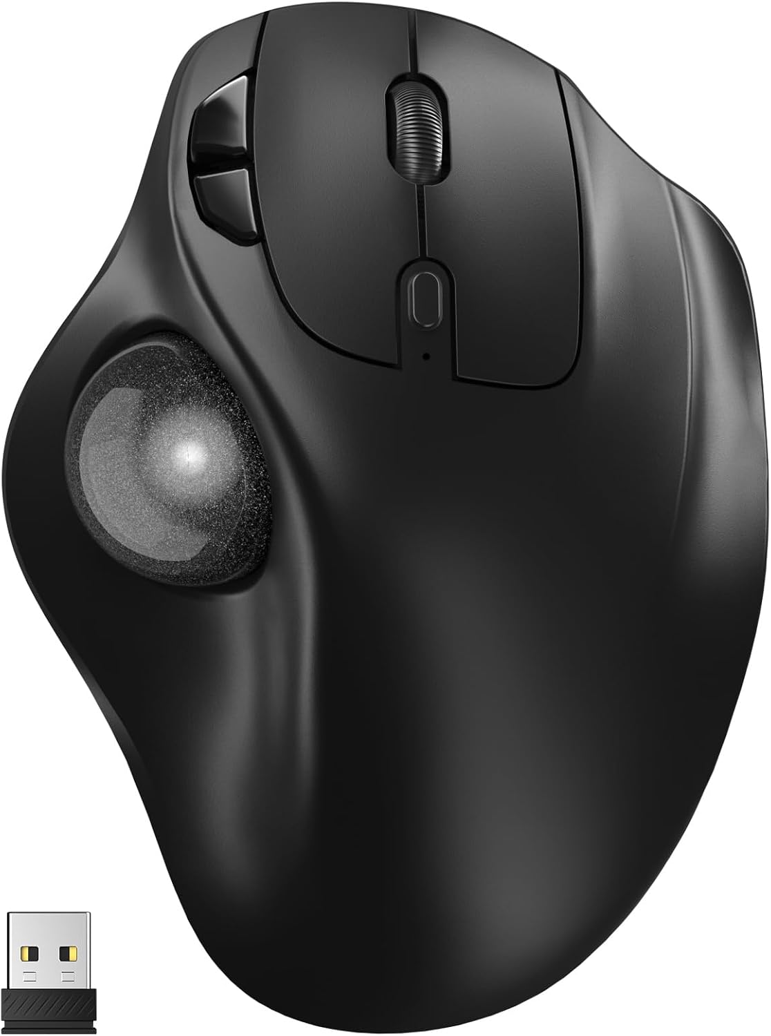 Ergonomic Wireless Trackball Mouse, Bluetooth & 2.4G, Multi-Device
