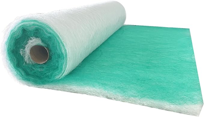 Paint Booth Exhaust Filter Roll 39.4’’ x 65.6ft, 2.4inch Thick Spray Booth