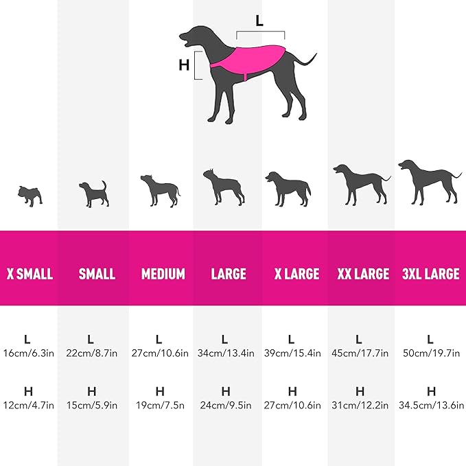 Customize Pink Reflective Dog Vest for XLarge Breeds,High Visibility Dog Safety Vest Harness with Removable Bell Keep Safe from Hunting, Training & Cars Accidents
