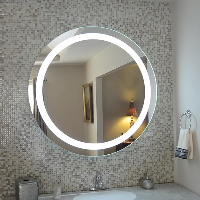 LTSRLL Frameless Illuminated LED Bathroom Wall Mirror