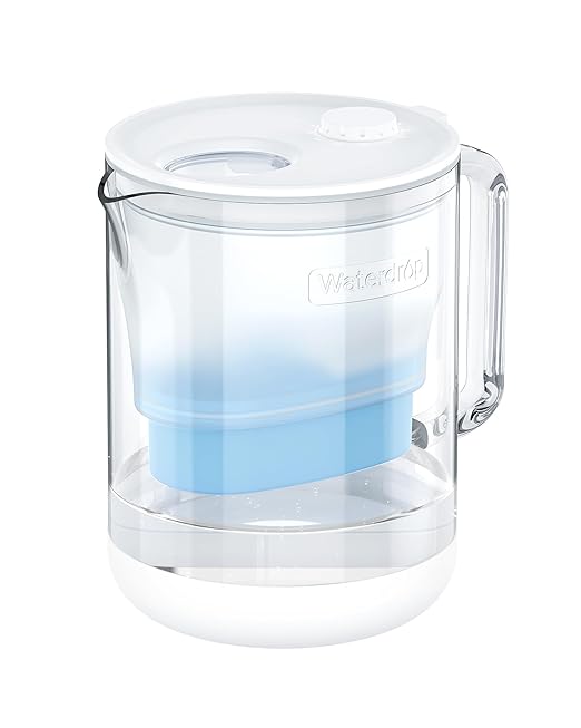 Waterdrop Glass Alkaline Water Filter Pitcher