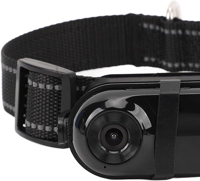 Cat Camera Collar, Pet Collar Camera with Memory Card, HD 1080P Wire Less Dog Tracker Camera Adjustable Mini Action Camera for Video Records (32GB)