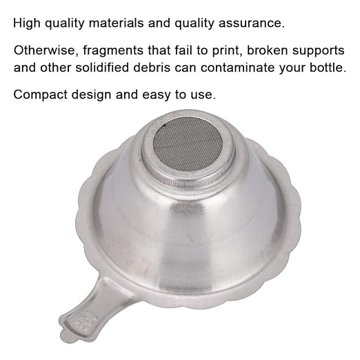 3D Printer Metal Filter Funnel Photosensitive Resin Foldable Strainer