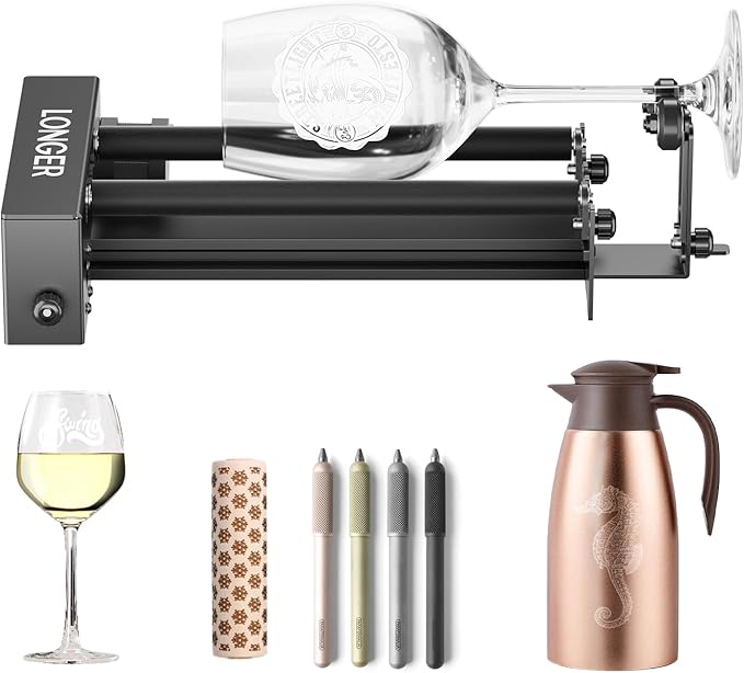 Longer Laser Engraver Rotary Roller