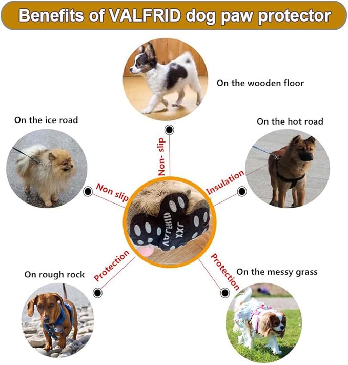 Dog Paw Pads Anti-Slip Paw Protector,15 Sets-60 Pads Keeps Dogs from Slipping On Hardwood Floors,Traction Control Non-Skid Stronger Adhesive for Senior Dogs and Weak Paws Multicolor L