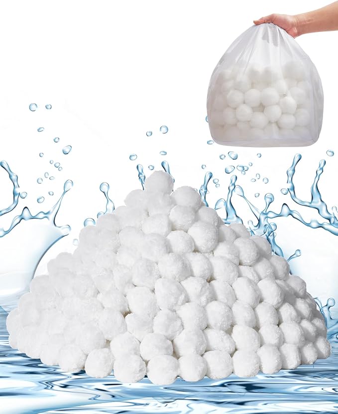 VEVOR Pool Filter Balls for Sand Filter, 4.6 lbs, Filter Balls Replace Pool