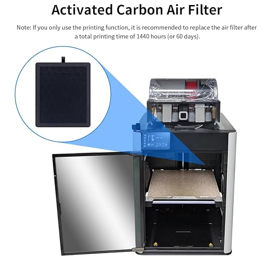 Filter for Bambu Lab H2D 3D Printer Filament Purifier Activated Carbon Air