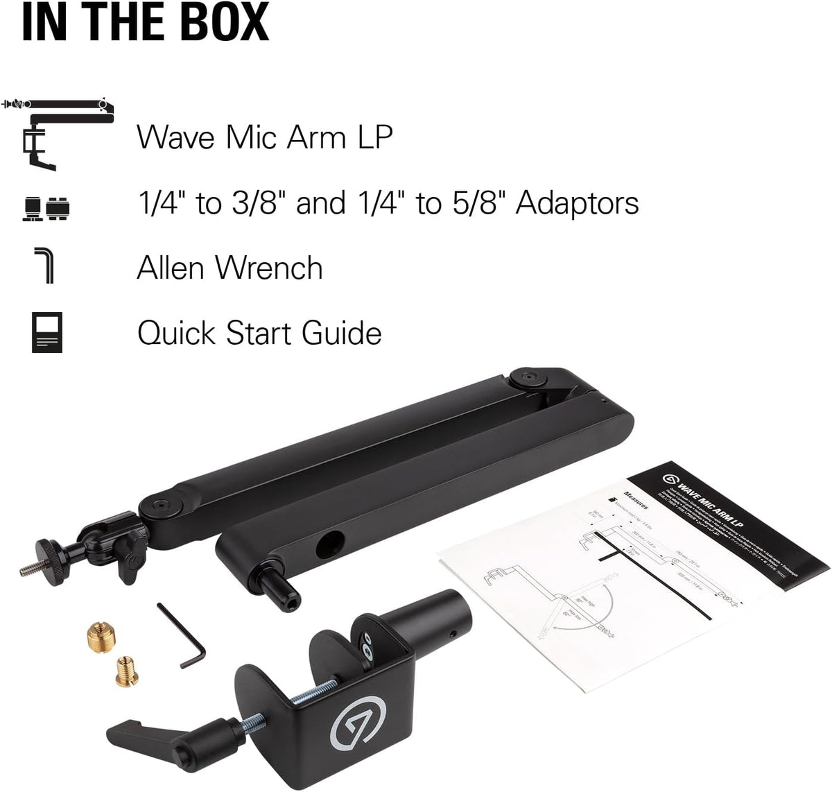 Elgato Wave Mic Arm Low Profile Microphone Boom Arm