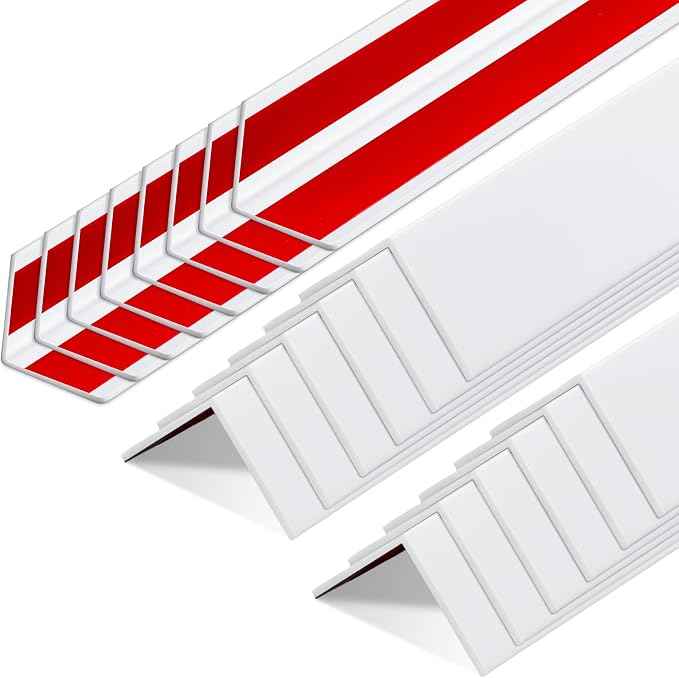 Sasylvia 20 Pcs 1-1/8 x 48 Inches Wall Corner Protector Guards