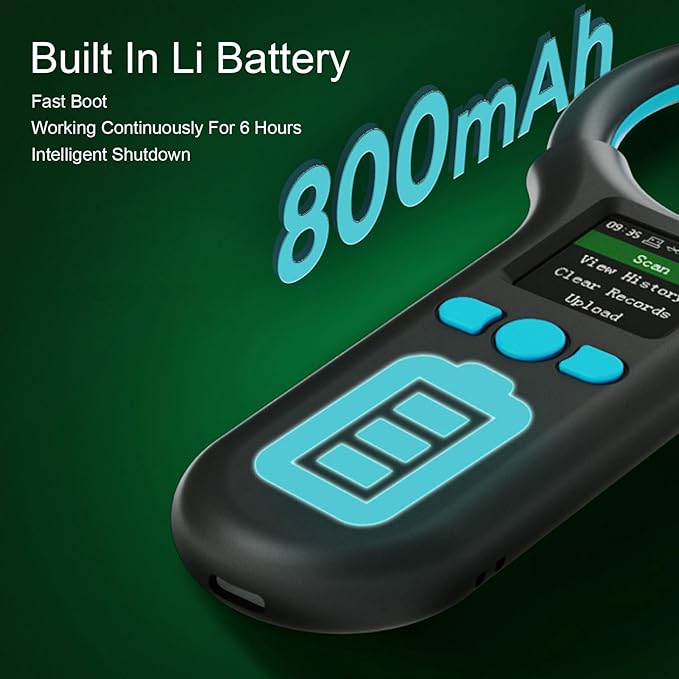 Pet Microchip Scanner, Rechargeable Portable Chip Reader with 1.44 Inch LED Color Screen and USB Connectivity, for FDX B EMID Microchips